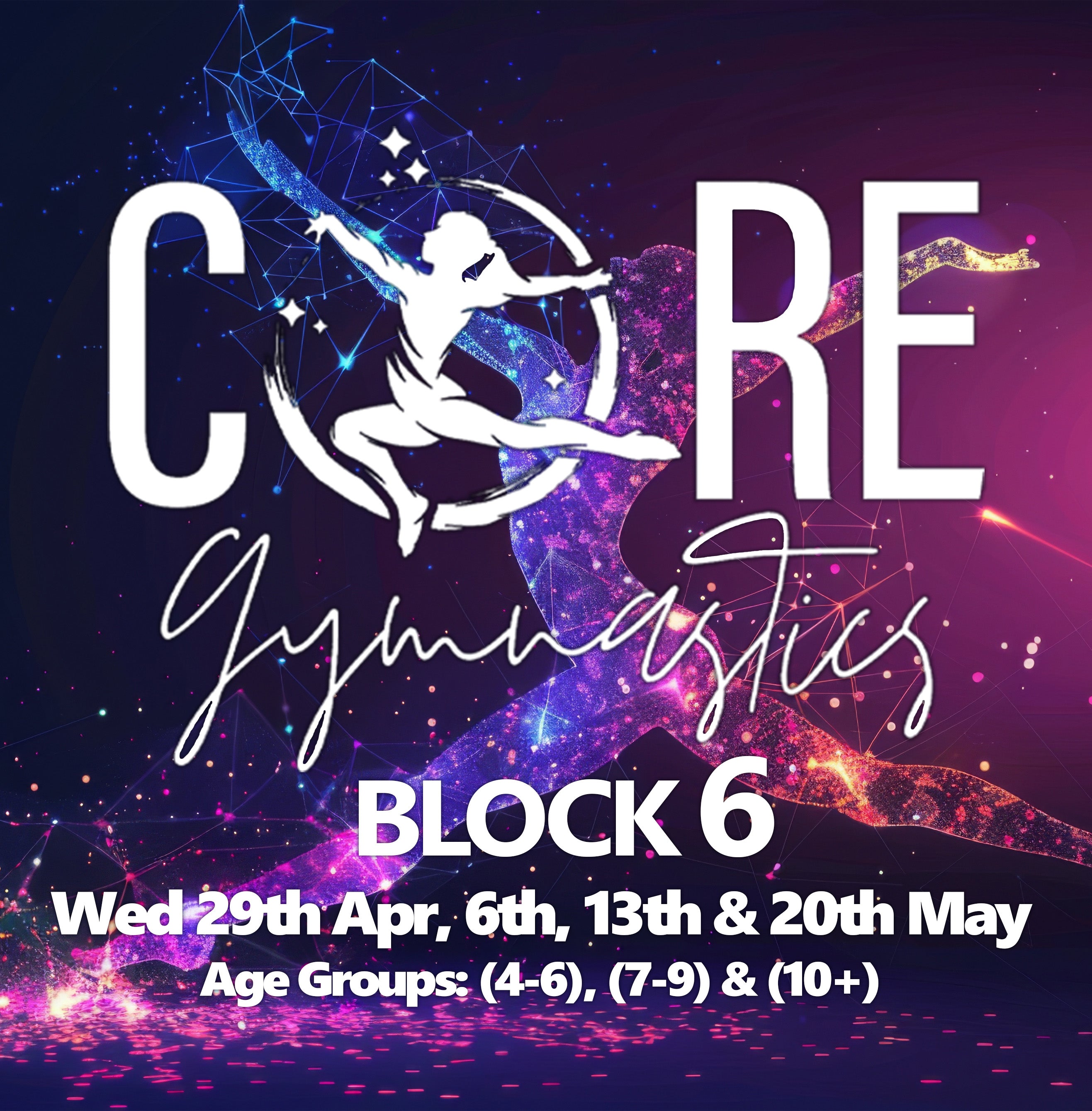 Core Gymnastics Block 6 April 29th - May 20th