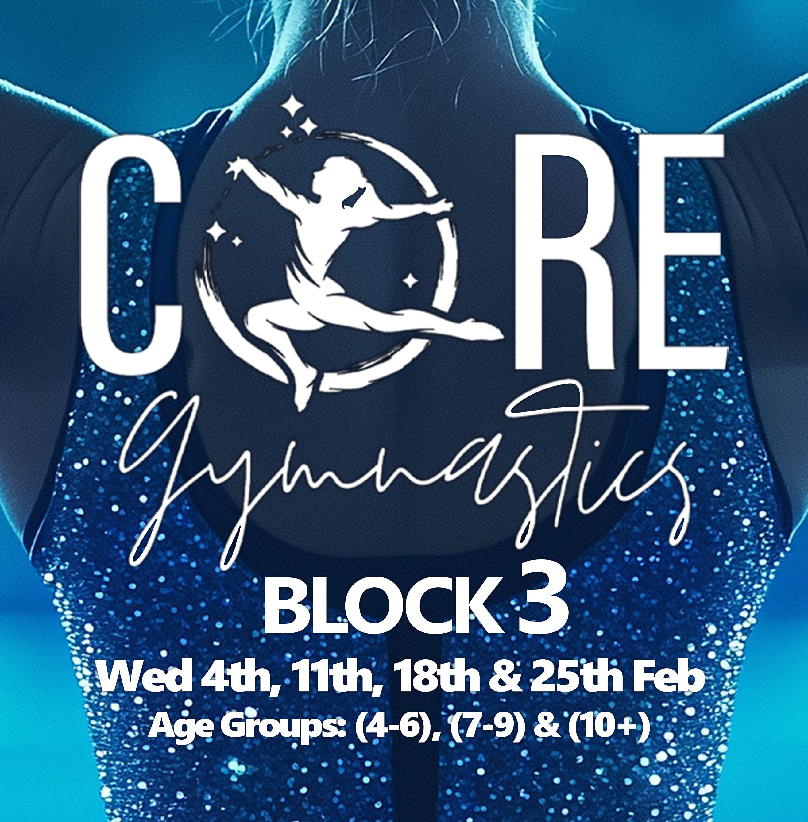 Core Gymnastics Block 3 Feb 4th - Feb 25th